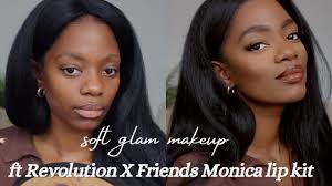 soft glam makeup ft revolution x monica