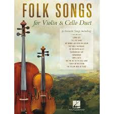 hal leonard folk songs violin and cello