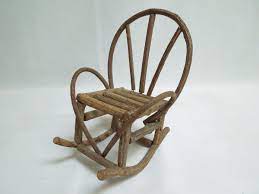 vine doll rocking chair handmade