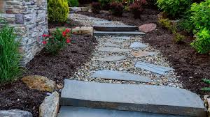 how to build a paver walkway on a slope