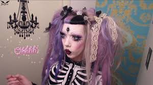 adora goth make up tutorial lines and