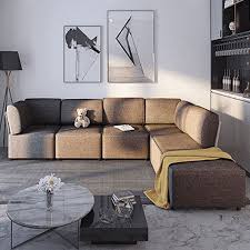 Muzz Modular Sectional Sofa U L Shaped