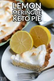 keto lemon meringue pie dairy free
