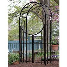 panacea sunset metal garden arch with