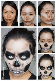 grim reaper halloween makeup kirei makeup