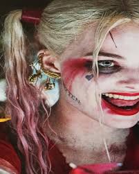 harley quinn crazy face new paint by