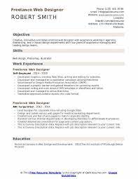 freelance web designer resume sles