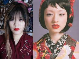 modern geisha makeup wild fake