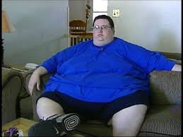 fat guy on couch blank template flip
