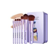 bioaqua makeup brush kit 7 pcs purple