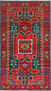 4x7 hamadan hand knotted persian rug