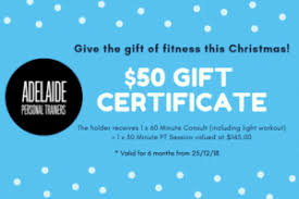 Personal Training Gift Voucher Adelaide Personal Trainers