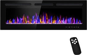 50 Electric Fireplace Wall Mounted And
