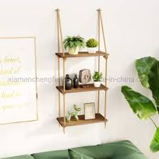 Tier Bamboo Hanging Storage Shelves