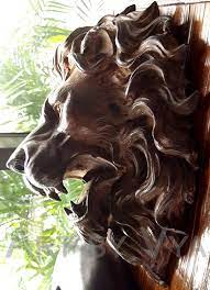 Decor Lion Head Decor Garden Statue