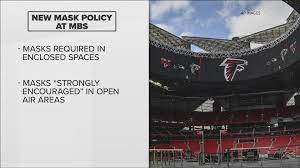 falcons mask policy at mercedes benz