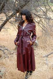 Leather Coat Vintage 70s Oxblood Red Be