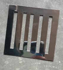 square stainless steel floor drain for