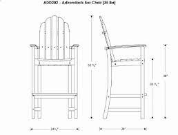 Polywood Adirondack Bar Height Chair