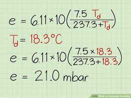 How To Calculate Humidity 15 Steps With Pictures Wikihow