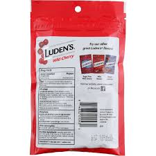 3 pack ludens wild cherry cough drops