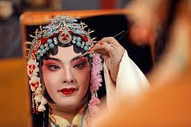 chinese opera huadan makeup thrush