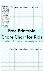 Chore Charts For Multiple Children Unmistakable Free