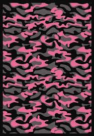 Funky Camo Wall To Wall Carpet Pink 13