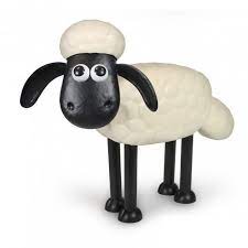 Shaun The Sheep Garden Ornament Black
