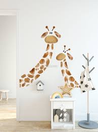 Cute Giraffe Wall Decal Sticker In 2022