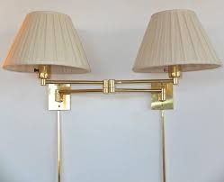 Double Swing Arm Wall Lamps
