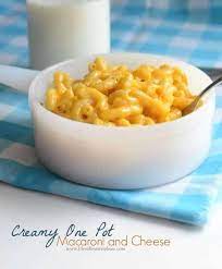 creamy one pot mac and cheese
