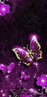 Customize your desktop, mobile phone and tablet with our wide variety of cool and interesting purple aesthetic wallpapers in just a few clicks! Aesthetic Sparkles Purple Butterflies Wallpapers 4k Best Of Wallpapers For Andriod And Ios