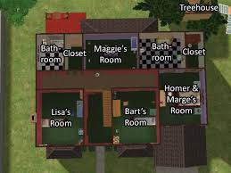 Sims Simpsons House Base Game