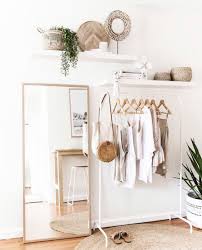get the look minimalist dressing room