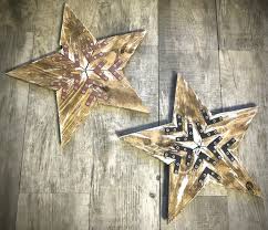 Rustic Farmhouse Wood Patchwork Star