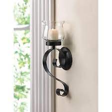 Black Iron Sconce Wall Mounted