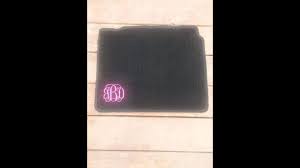 how to monogram your car mats you