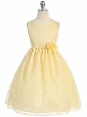 yellow flower dresses