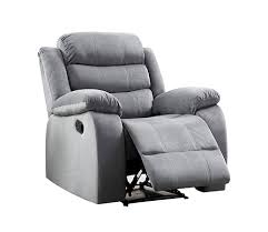 1 Seater Recliner Sofa Grey
