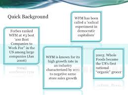 Whole Foods Organizational Structure And Culture
