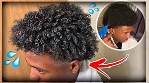 get curls for short hair black men