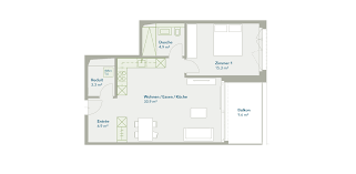 2.5 zimmer, 58 m², 10. Wohnungen Attraktive Wohnungen Mit Hohem Ausbaustandard