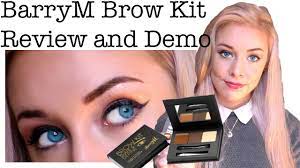barry m brow kit review demo
