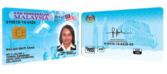 The malaysian identity card (malay: Malaysia Ic Number