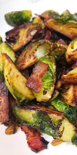 crispy skillet brussels sprouts with