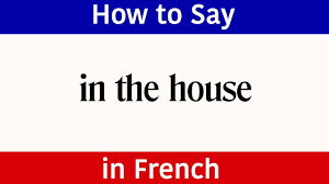in french french words phrases