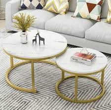 Designer Marble Pattern Coffee Table