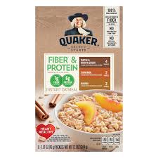 instant oatmeal fiber