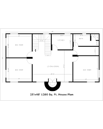 25 x48 1200 sq ft house plan